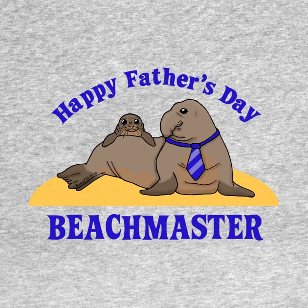 Elephant Seal Father's Day by HonuHoney